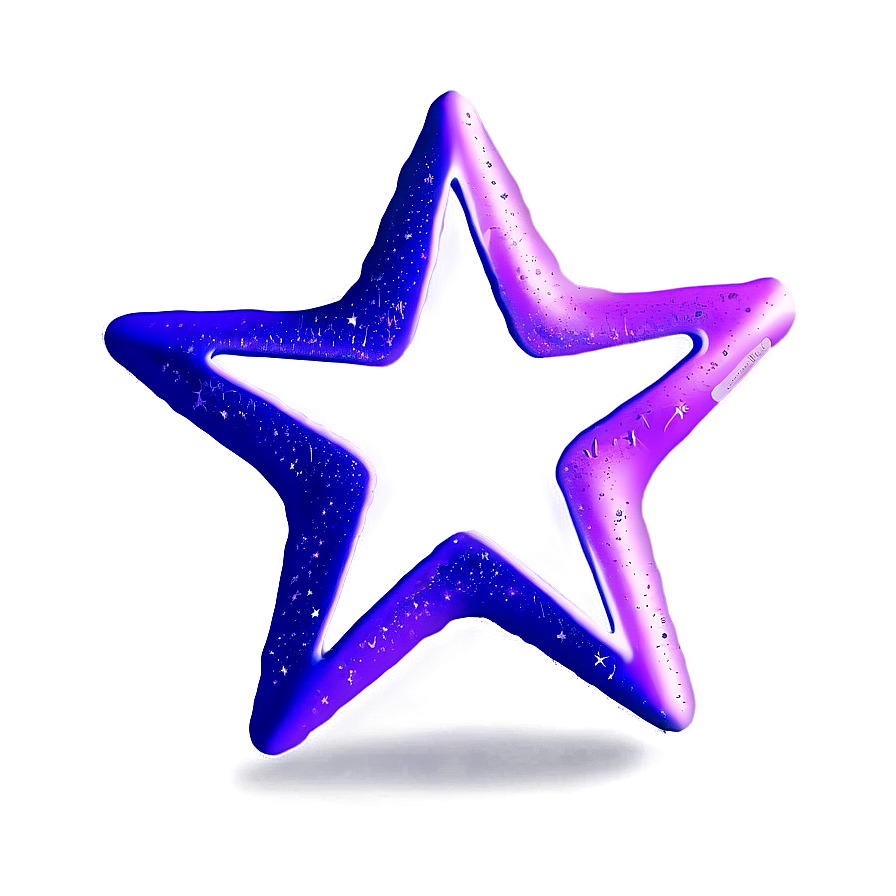 Transparent Star Sticker Png 06132024