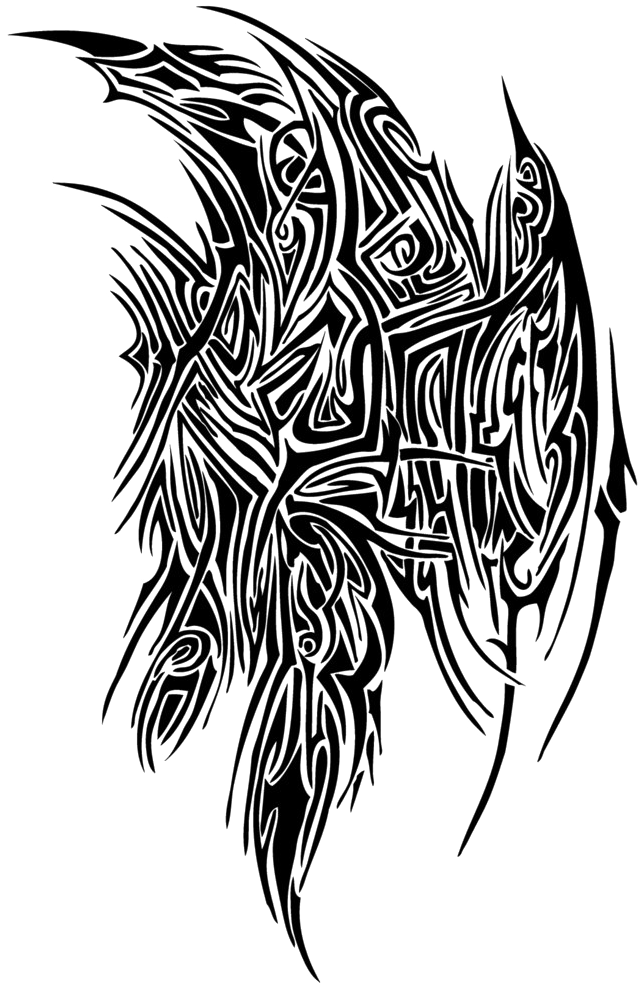Transparent Tattoo Png - Tribal Demon Wings Tattoos, Png Download PNG with transparent background