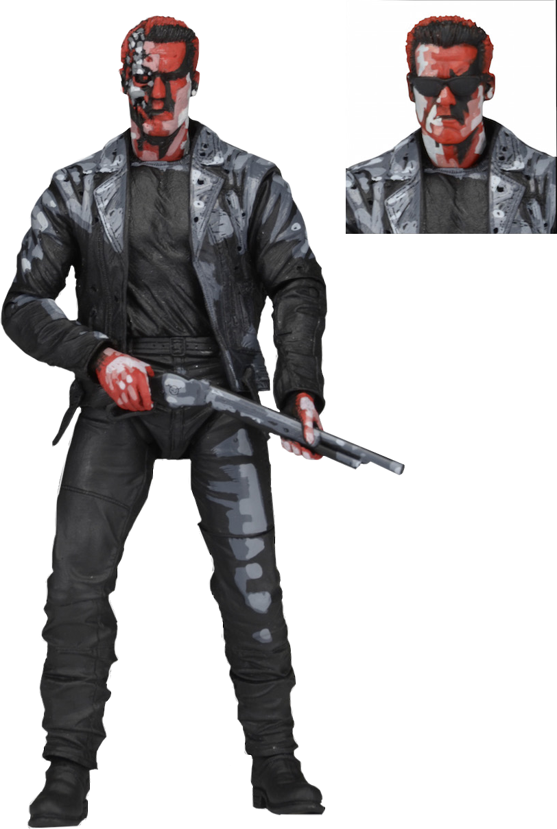 Transparent Terminator Head Png - Figure Terminator T 800, Png Download PNG with transparent background