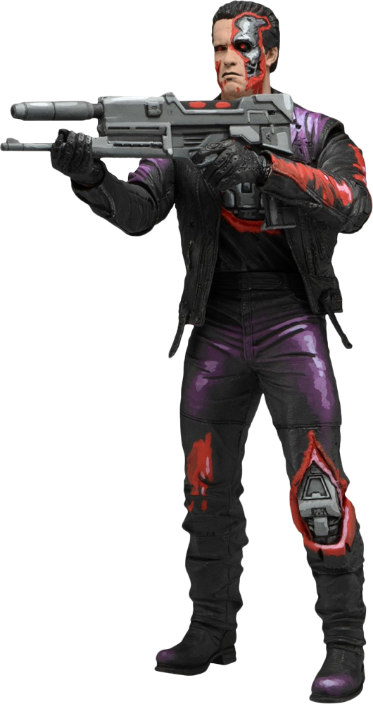 Transparent Terminator Png - Neca Robocop Vs Terminator T800, Png Download PNG with transparent background