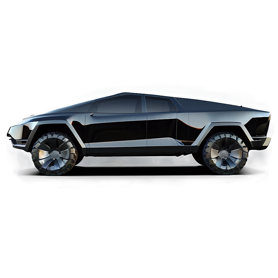 Transparent Tesla Cybertruck Model Png 06122024