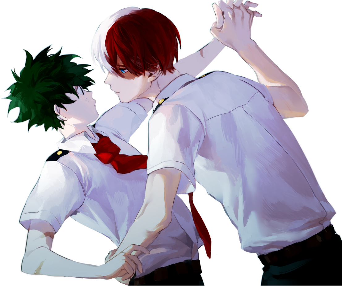 Transparent Todoroki Shouto Png - Shouto X Izuku, Png Download PNG with transparent background