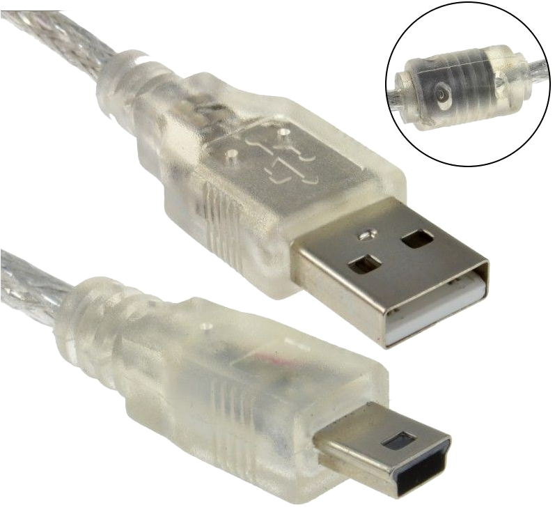 Transparent U S B Cable