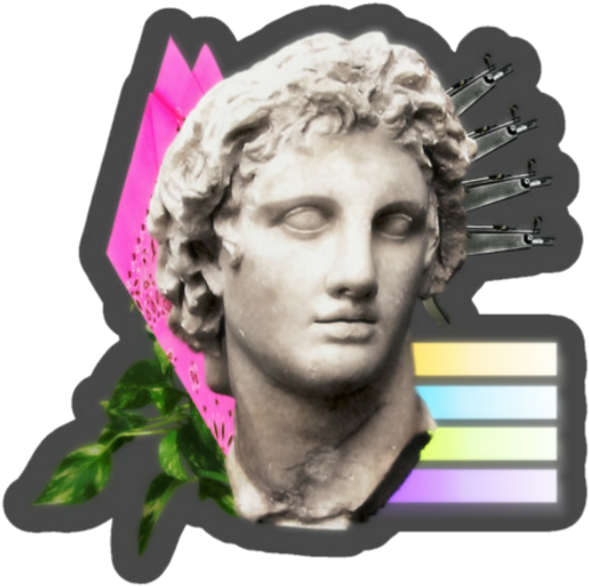 Transparent Vaporwave Bust Png - Vaporwave Aesthetic Background Phone, Png Download PNG with transparent background