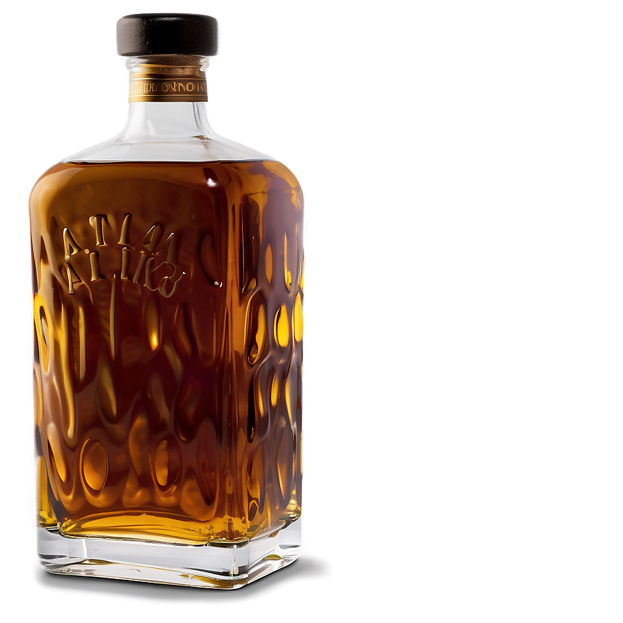 Transparent Whiskey Bottle PNG ybj44 PNG image with a transparent background, free high-resolution download