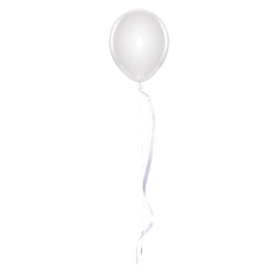 Transparent White Balloons Png Ksu