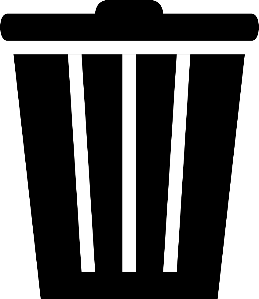 Delete Recycle Bin Remove Dustbin Trash Can Trashcan, HD Png Download PNG with transparent background
