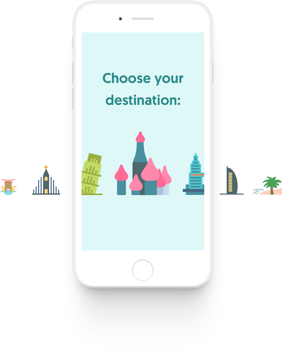 Travel Destination Selection Smartphone