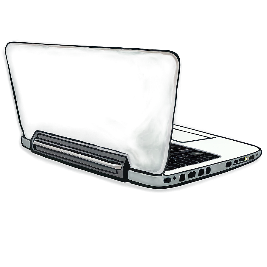 Travel Laptop Outline Png 05032024