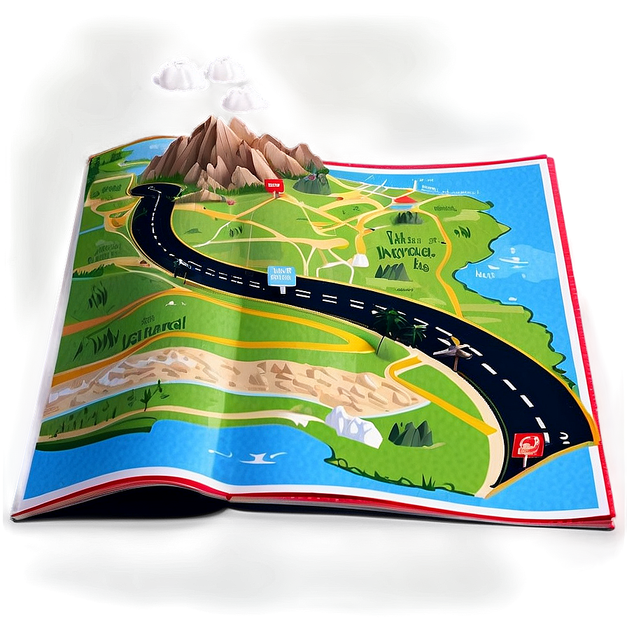 Travel Road Map Png 06262024