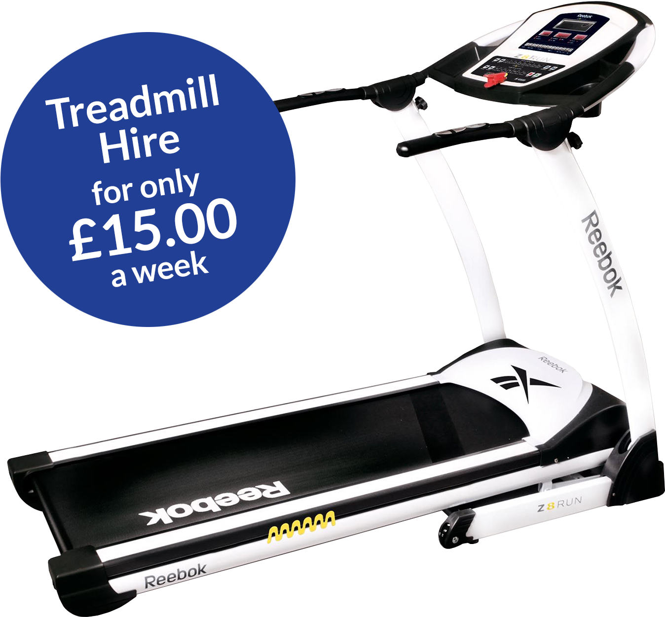 Treadmill Hire In Hull - Reebok Z8 Run Treadmill, HD Png Download PNG with transparent background