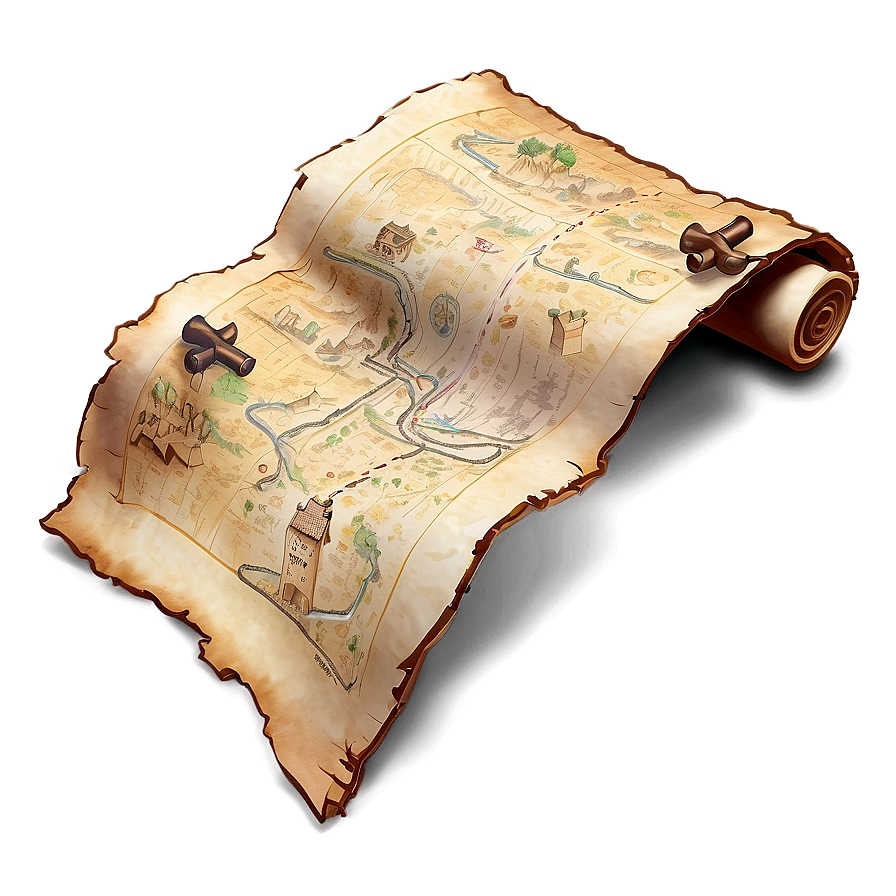 Treasure Map Png Grd