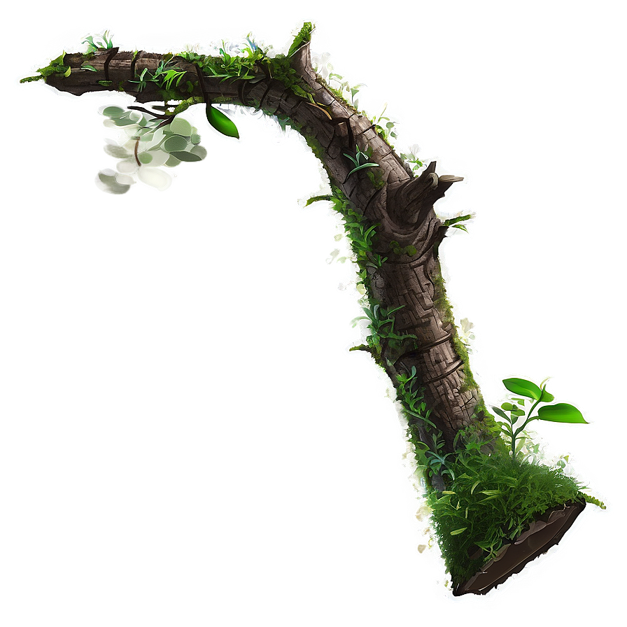 Tree Branch With Hanging Moss Png 56