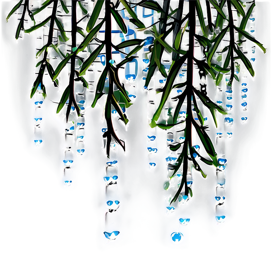 Tree Branches With Raindrops Png 84