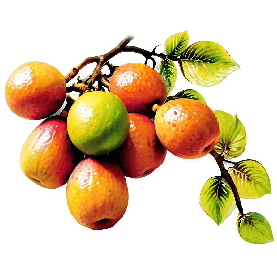 Tree Branches With Ripe Fruit Png Mwt