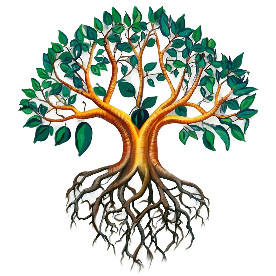 Tree Of Life With Roots Visible Png 06122024