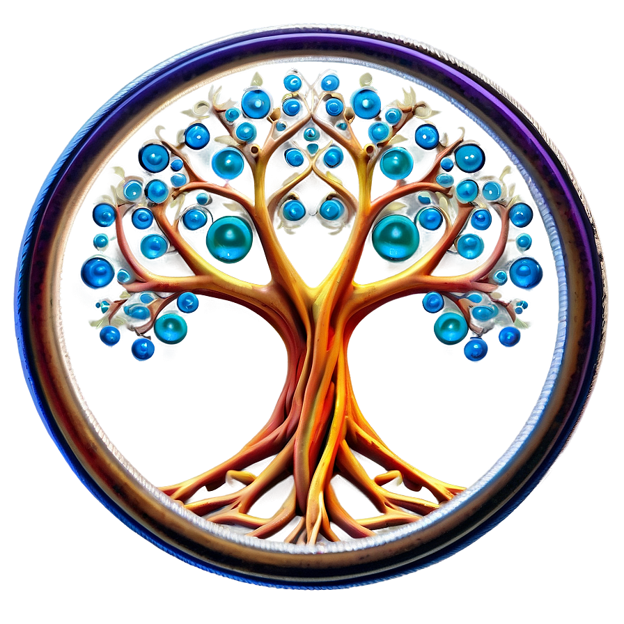 Tree Of Life With Zen Circles Png 06122024