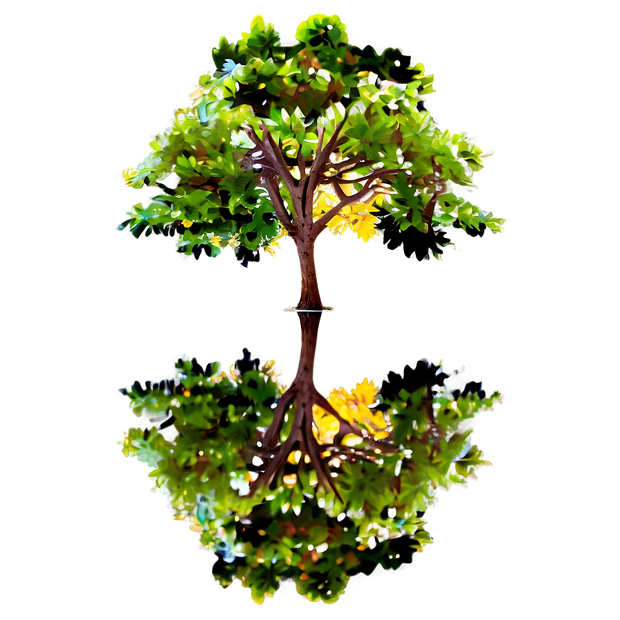 Tree Reflection PNG 95 PNG image with a transparent background, free high-resolution download