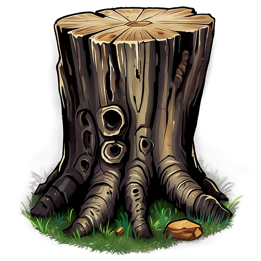 Tree Stump Clipart Png 06132024