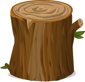 Tree Stump Illustration