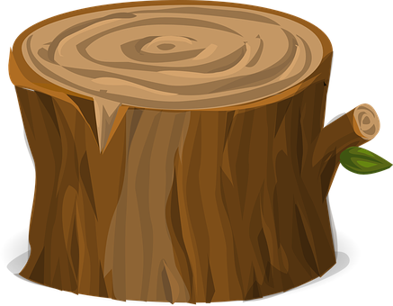 Tree Stump Illustration