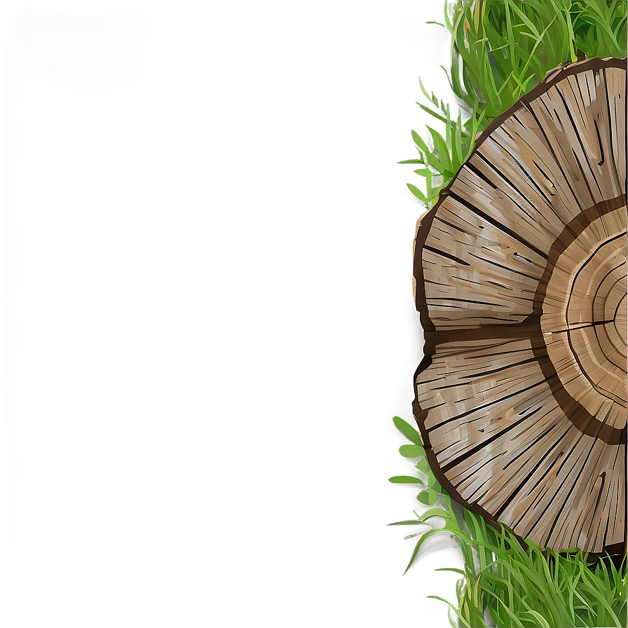 Tree Stump In Meadow Png Rwa