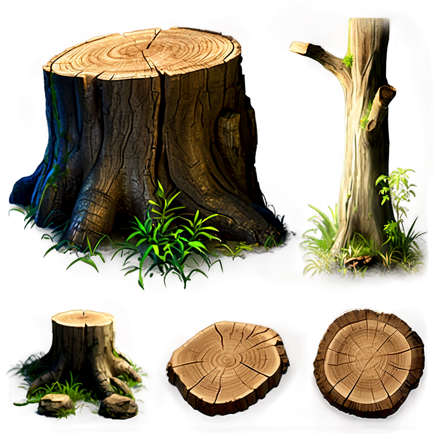 Tree Stump Isolated Png Cwr