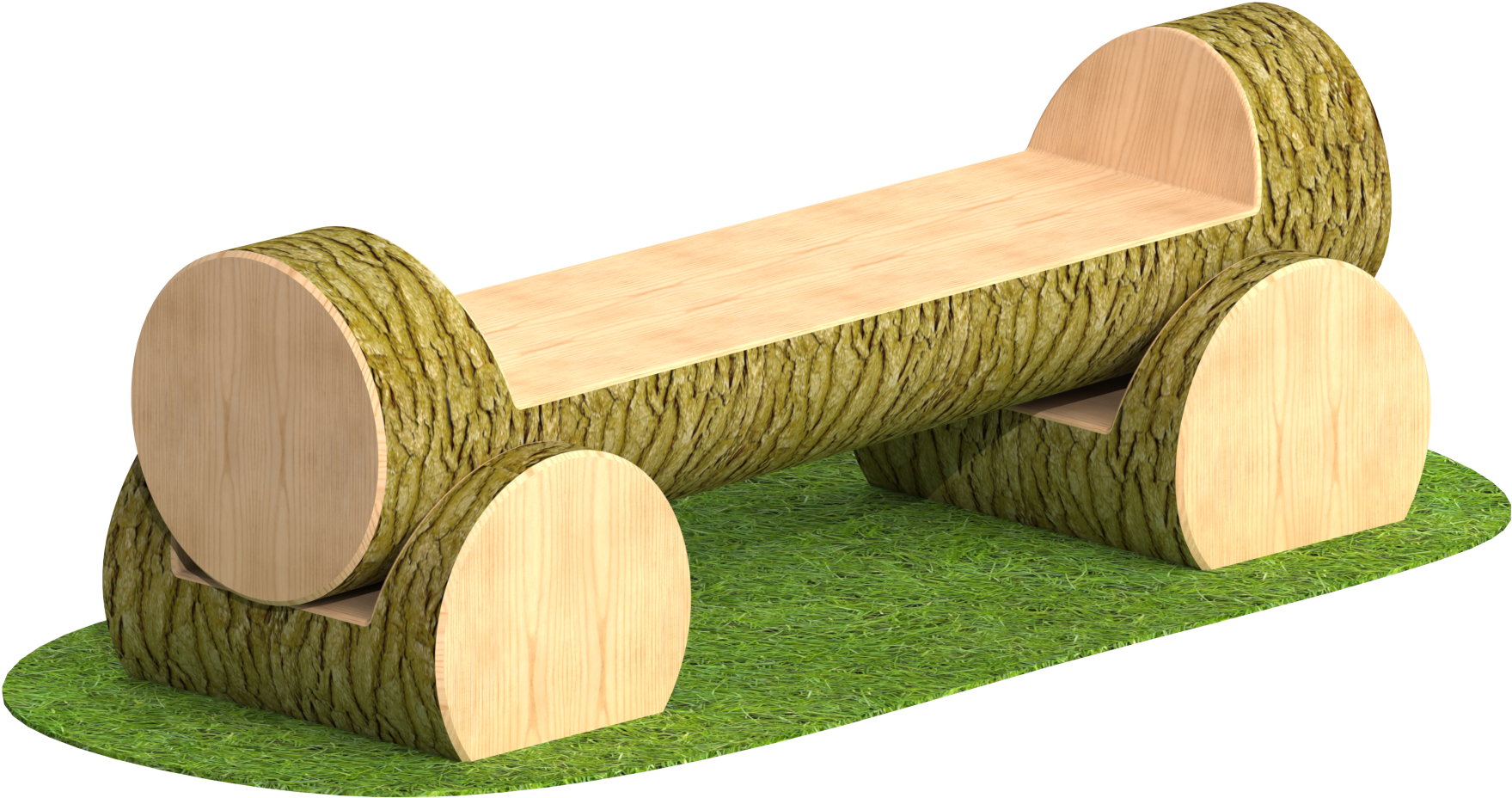 Tree Trunk Design Bench