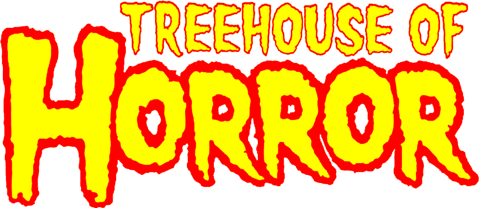 Treehouseof Horror Title PNG with transparent background
