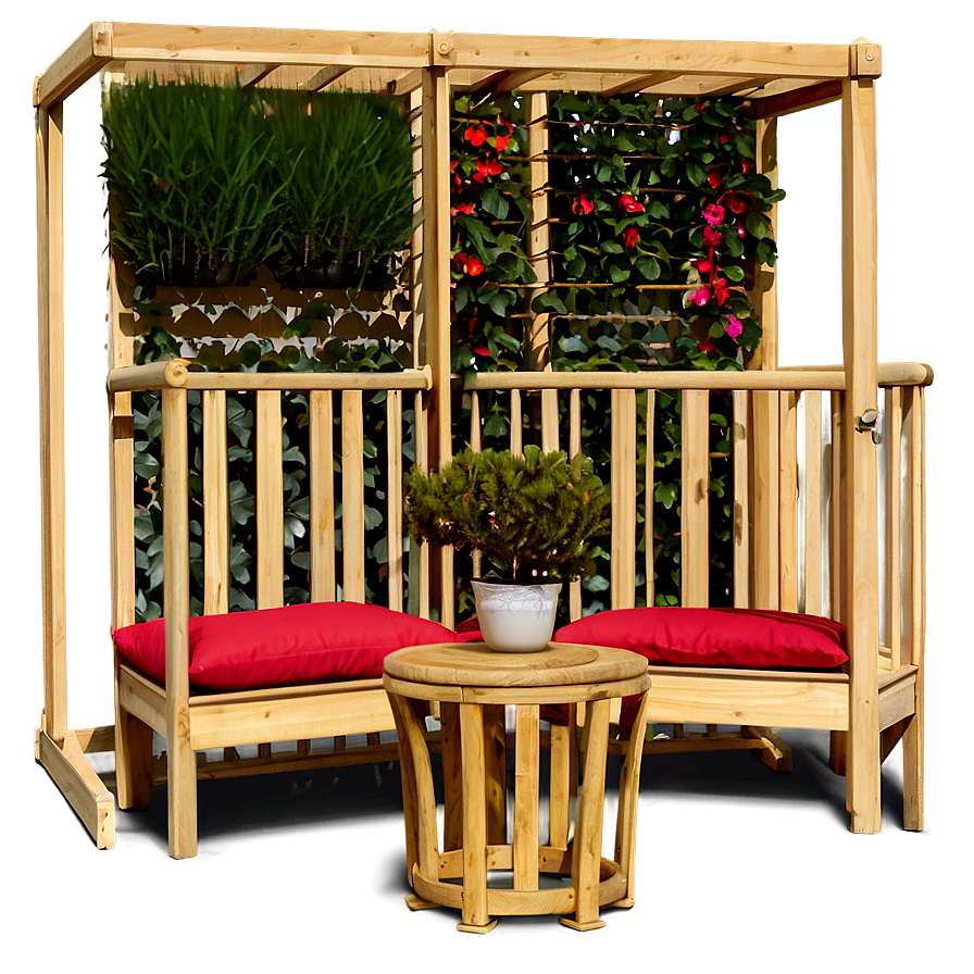 Trellis With Seating Area Png 68