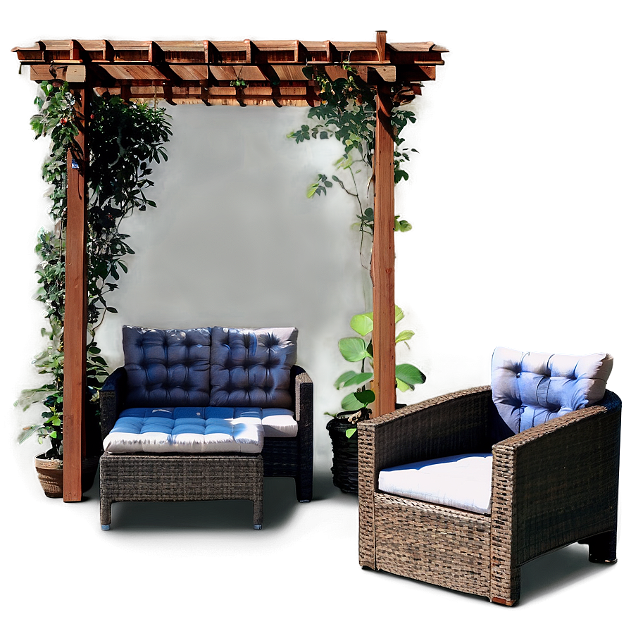 Trellis With Seating Area Png Gui73