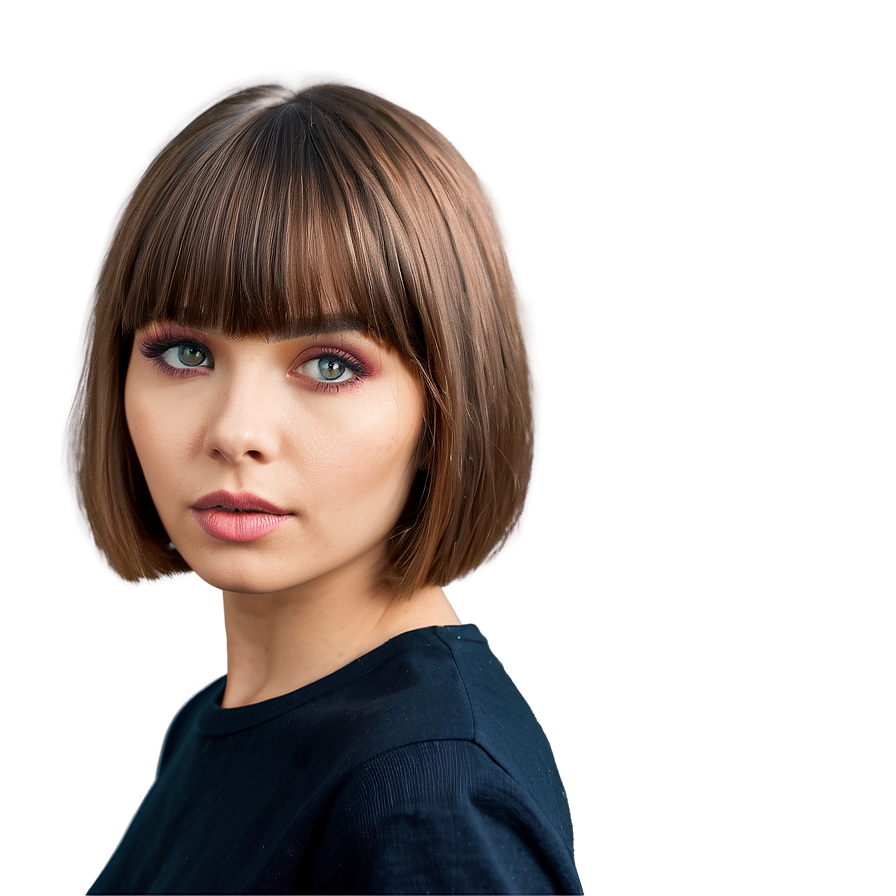 Trendy Bangs Looks PNG tsx56 PNG with transparent background