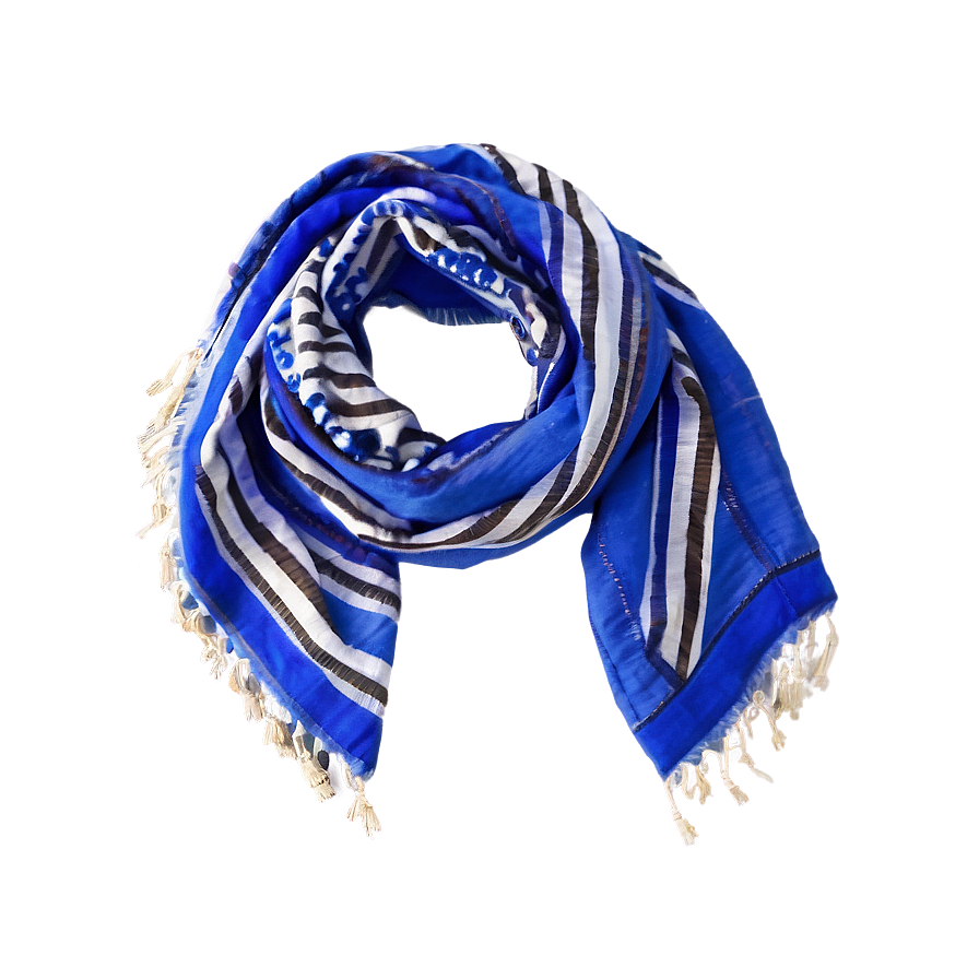 Trendy Blue Keffiyeh Png 4