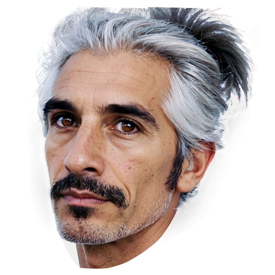 Trendy Gray Hair Png Bql