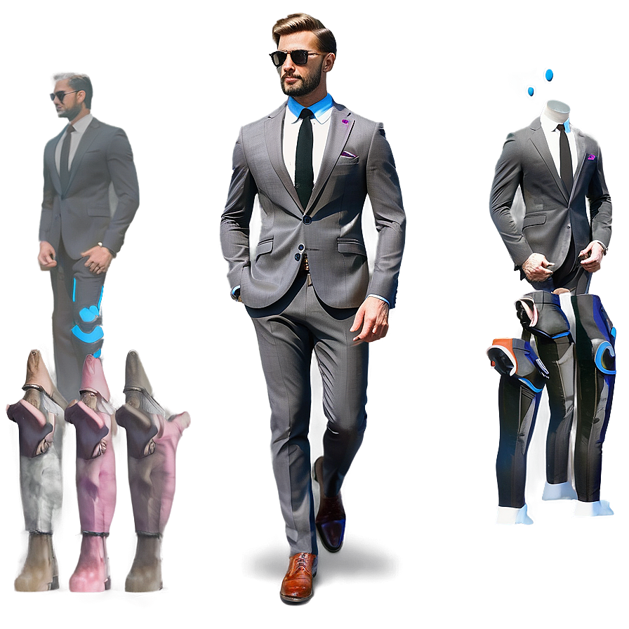 Trendy Man Suit Png Xeo