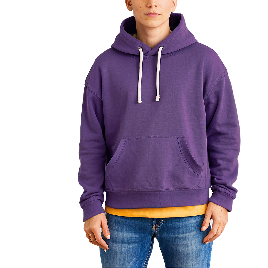 Trendy Purple Hoodie Illustration Png 06292024