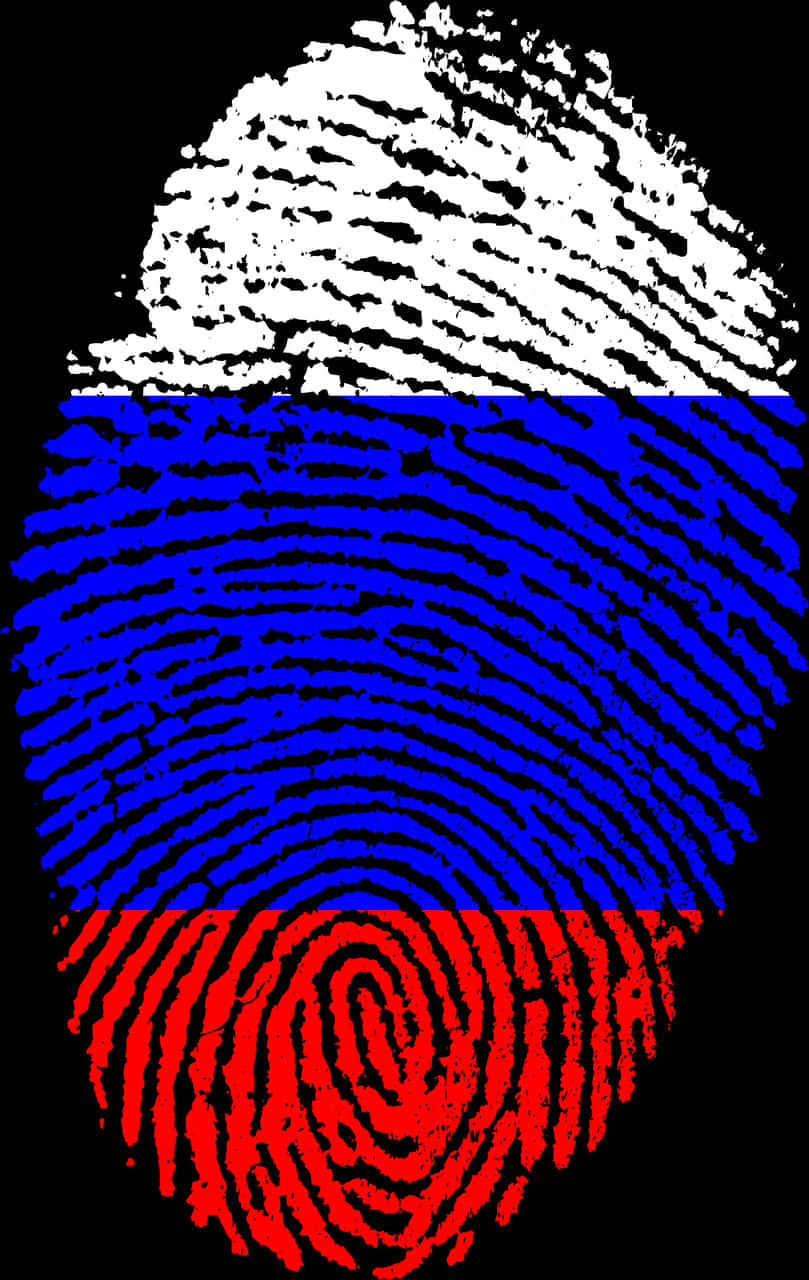 Tri Color Fingerprint Art.jpg PNG with transparent background