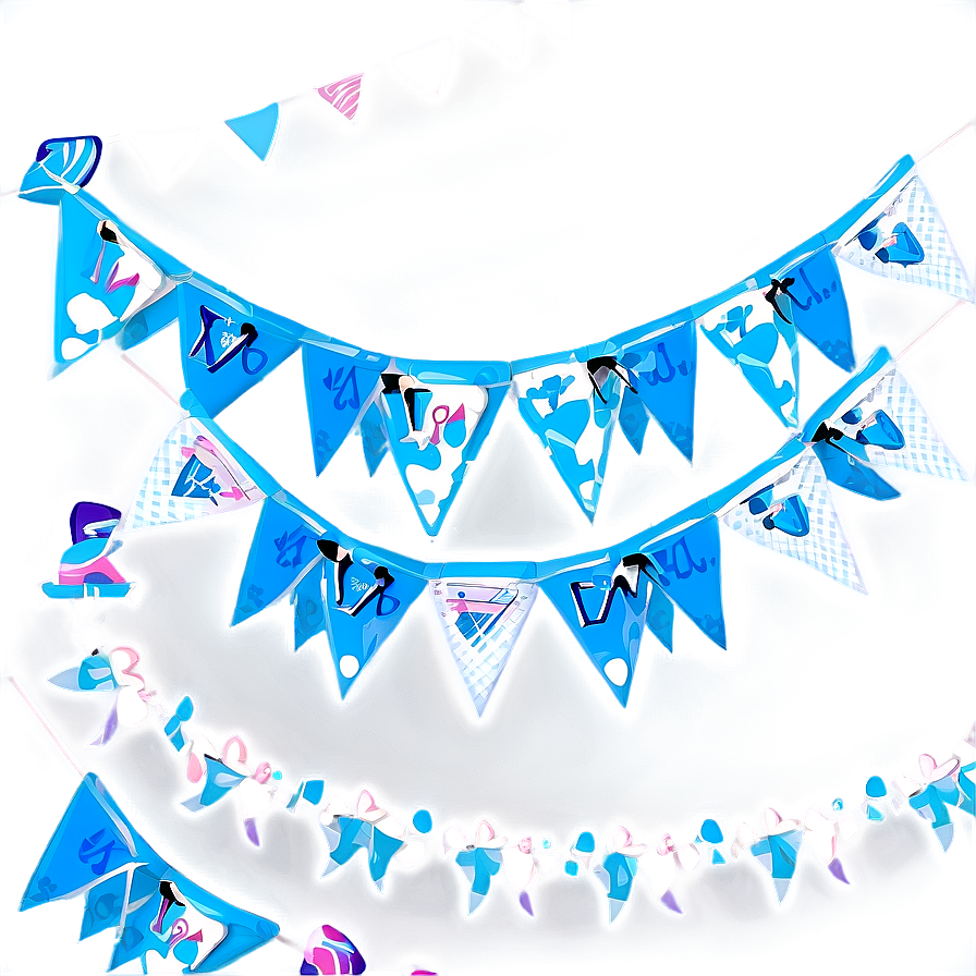 Triangle Banner For Baby Showers Png Ivb