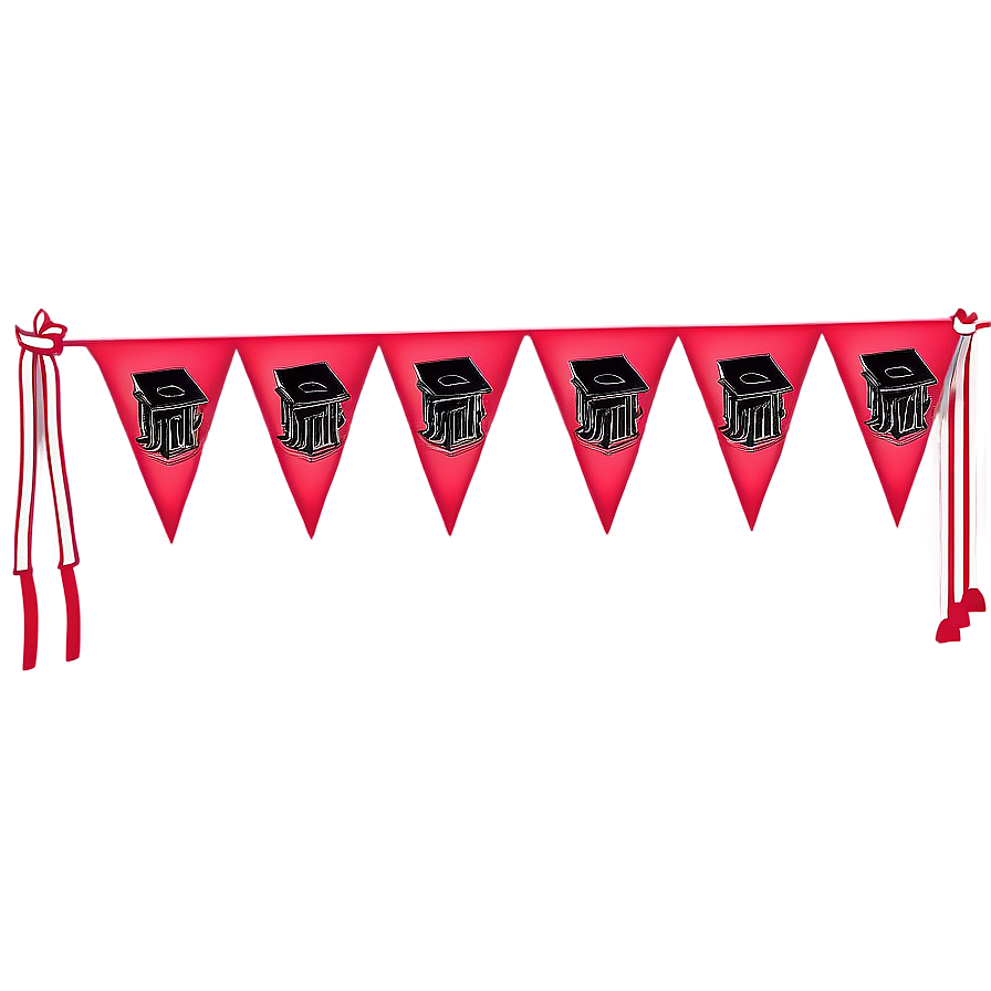 Triangle Banner For Graduation Party Png 06272024