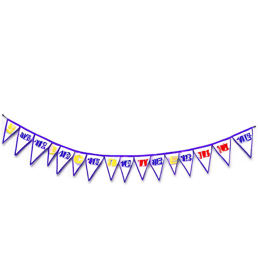 Triangle Banner For Welcome Home Celebration Png 86