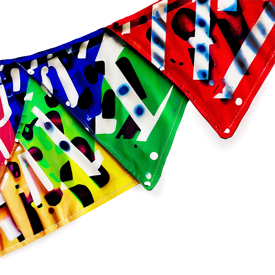 Triangle Banner With Letters Png 06272024