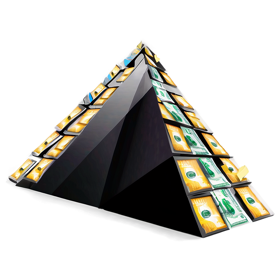 Triangle Money Pyramid Png 41