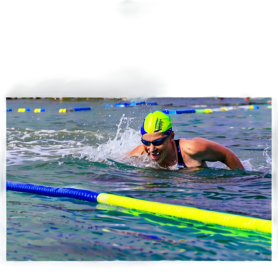 Triathlon Swimming Segment PNG 7 PNG with transparent background