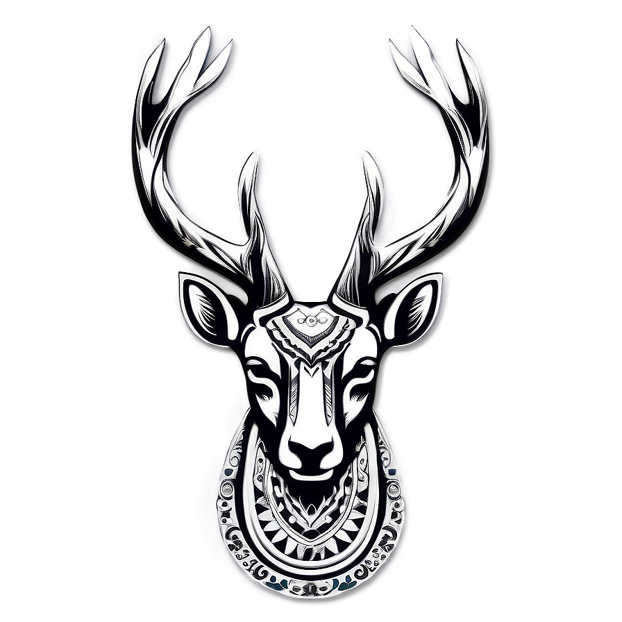 Tribal Buck Tattoo Png 06252024