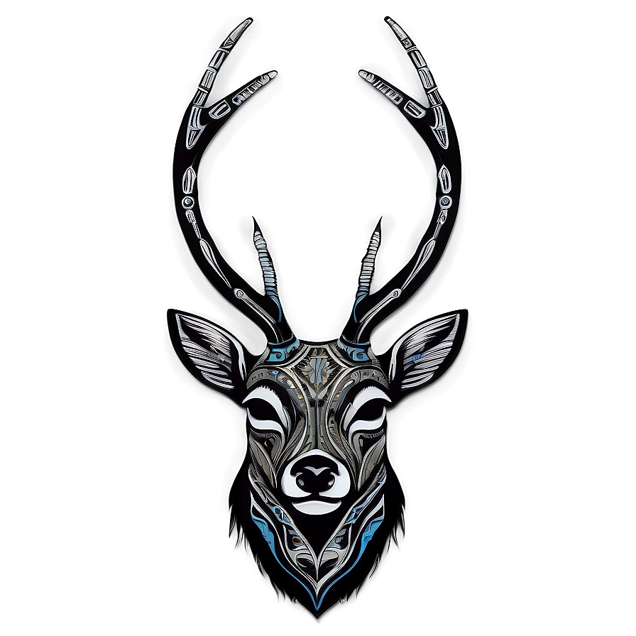 Tribal Buck Tattoo Png Dhc19