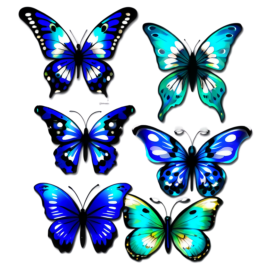 Tribal Butterflies Png 27