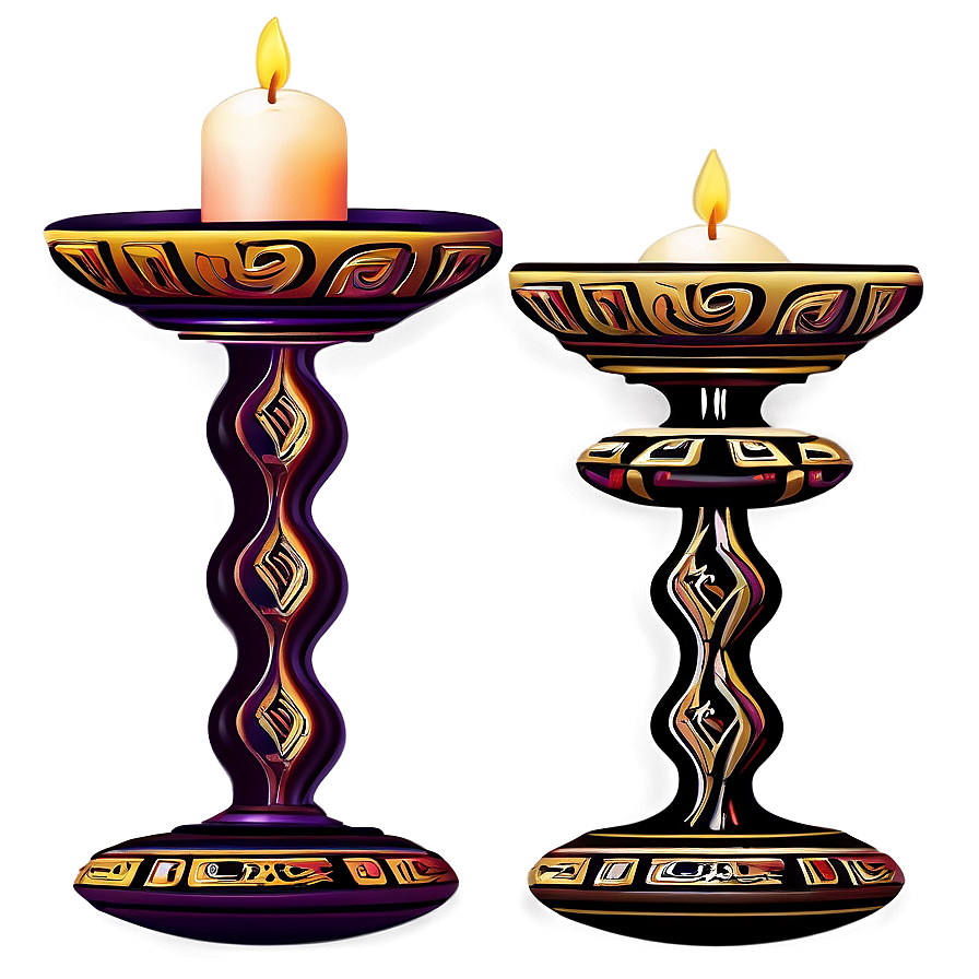 Tribal Candleurstick Motif Png 06262024