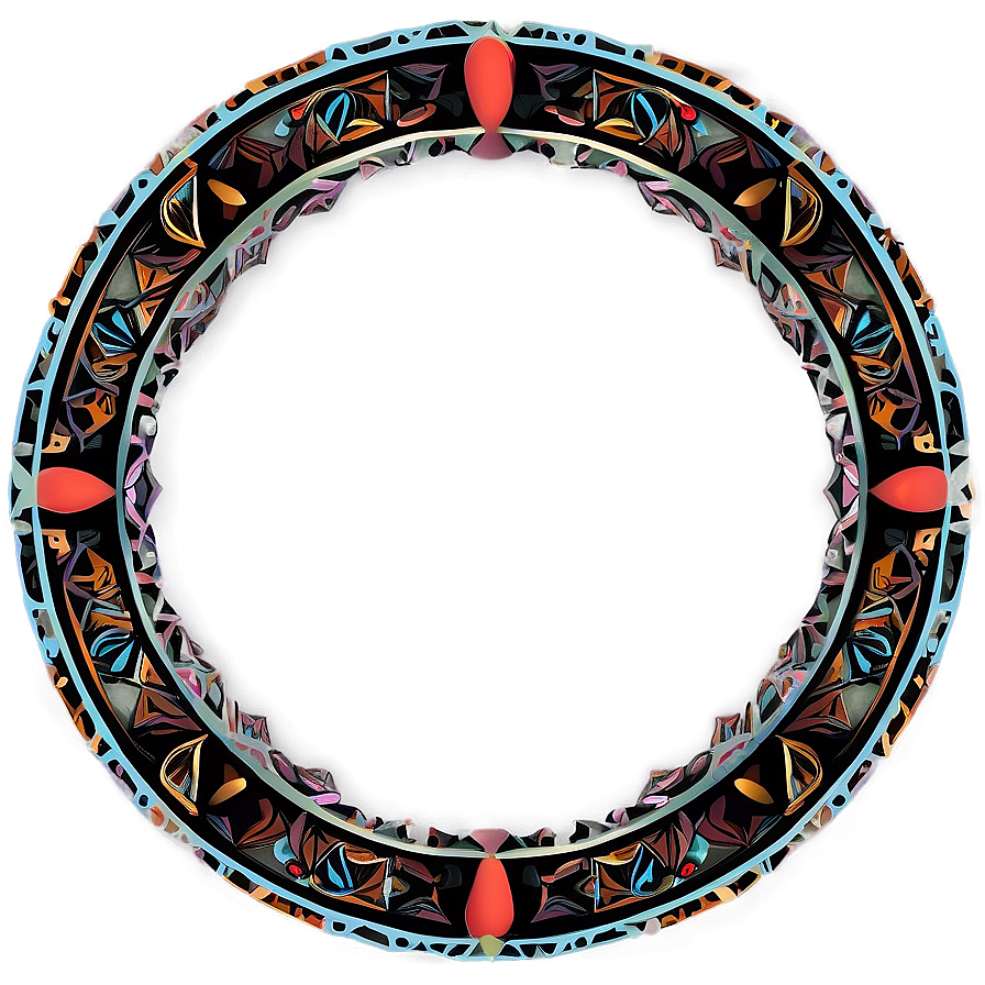 Tribal Circle Frame Png Hgy