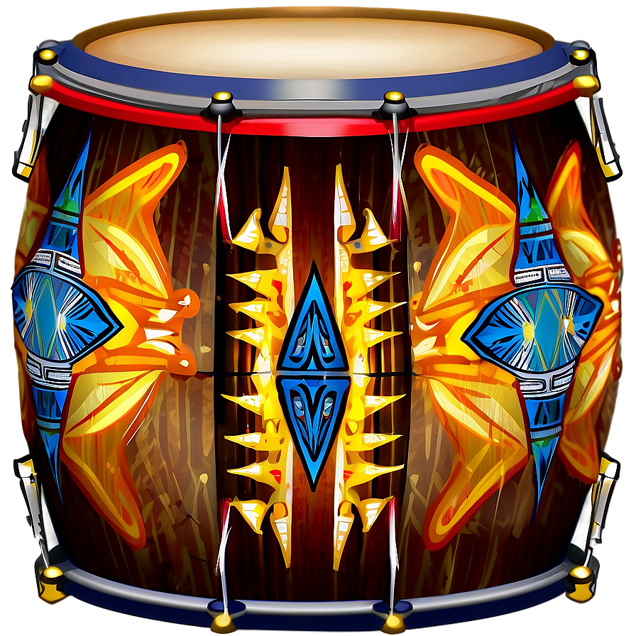 Tribal Drum Pattern Png 05242024