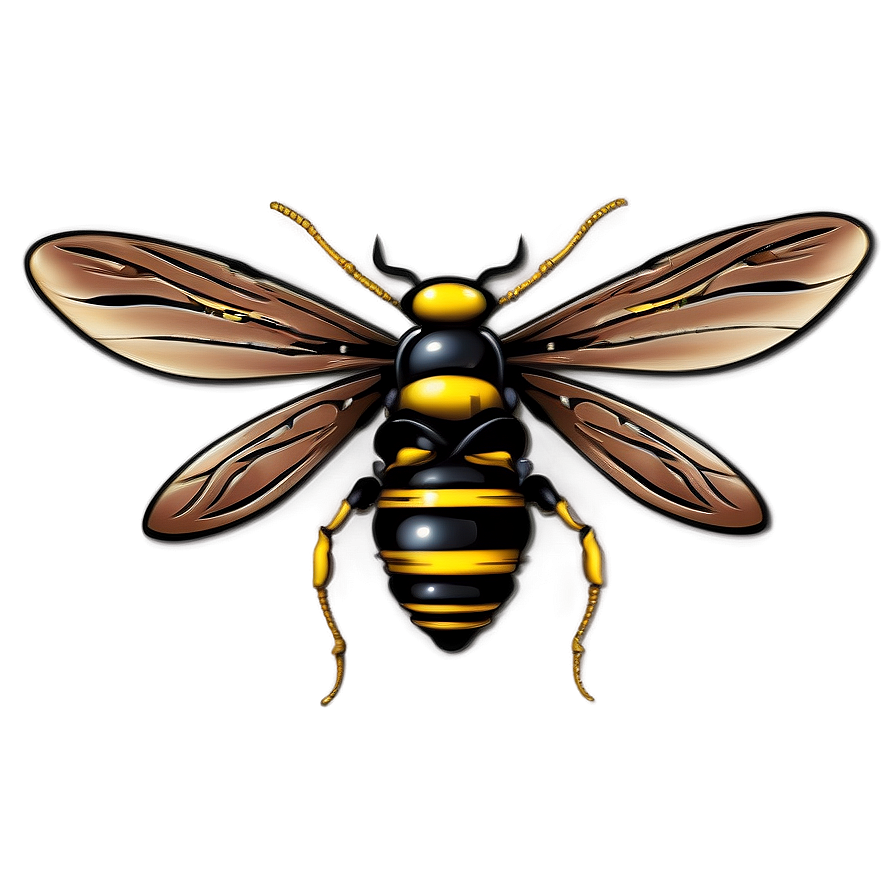 Tribal Hornet Tattoo Design Png 06132024